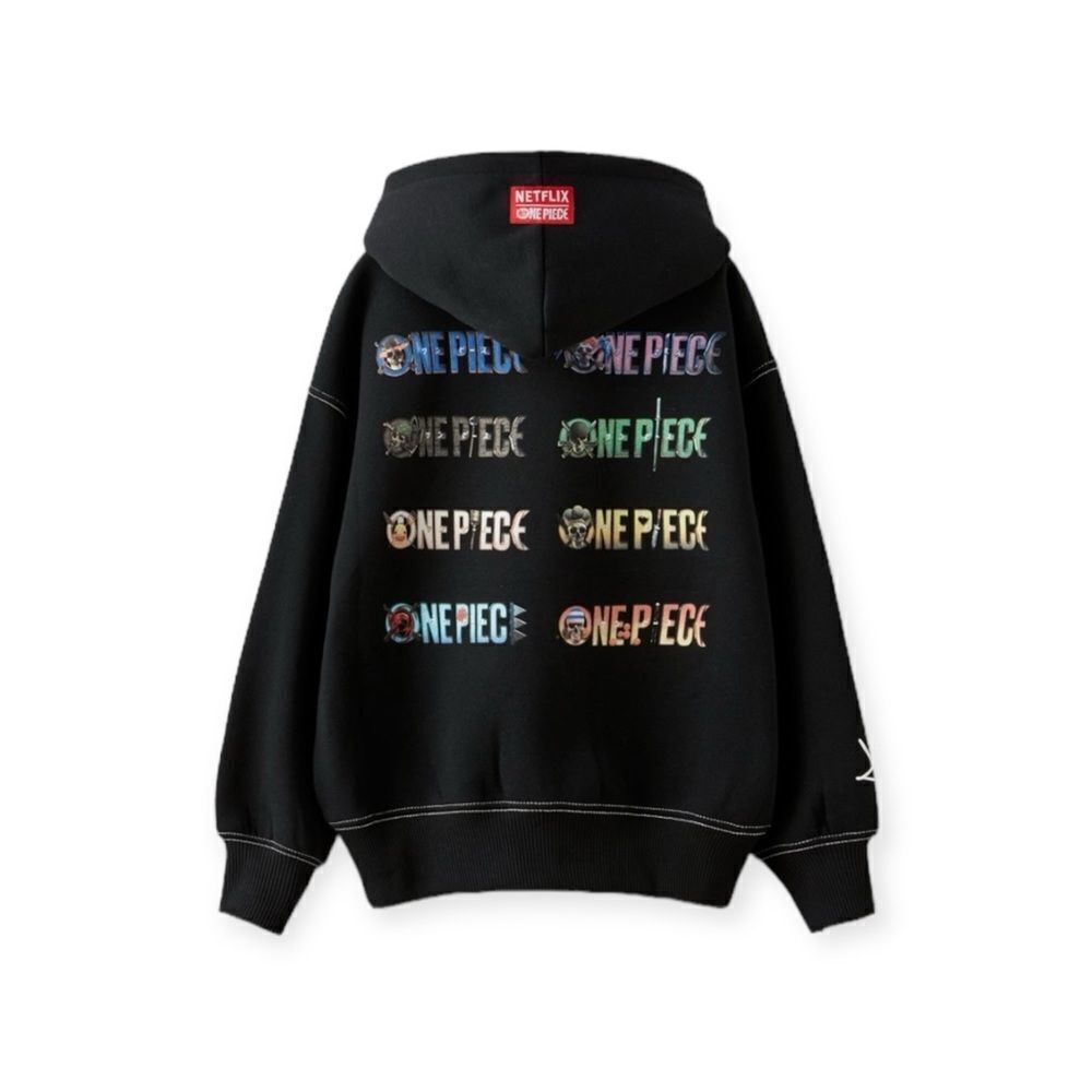 ZARA Kids Black One Piece Hoodie Sweatshirt NWT Size 8 - Picture 3 of 8